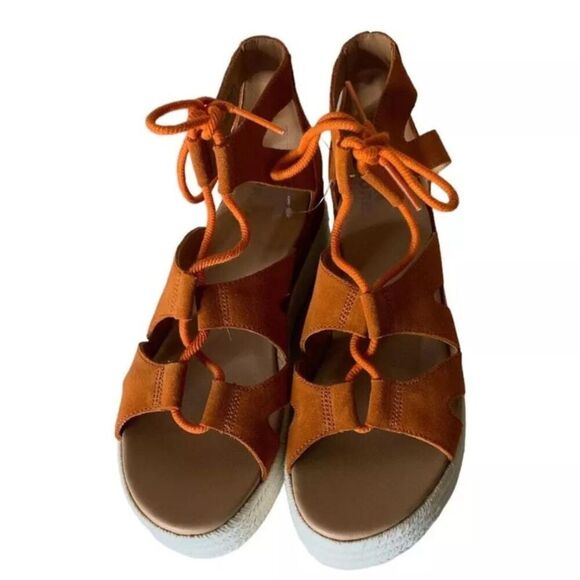 Sorel Cameron Shoes Womens Size 9.5 Lace Up Gladiator Sandals Flat Casual Summer - Picture 8 of 14